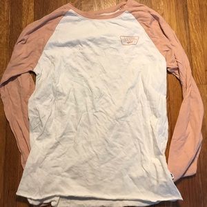 Pink and white Vans T